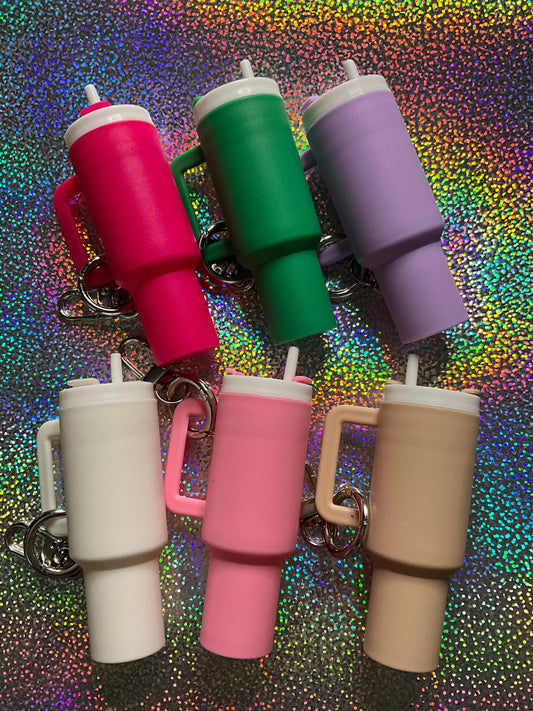 Mini tumbler key chains